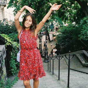 & Other Stories Sleeveless Frill Dress - Size 4